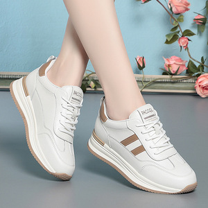 Xuanhui Nuovi Stili Estivi <span class=keywords><strong>Eleganti</strong></span> <span class=keywords><strong>Scarpe</strong></span> <span class=keywords><strong>Sportive</strong></span> Leggere con Lacci Comode Antiscivolo in Pelle Microfibra per Donne - Product Image 6