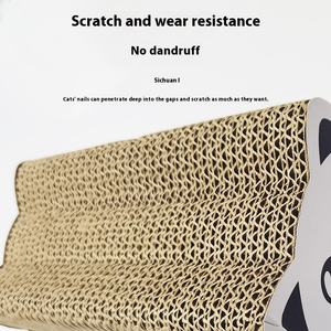 Rascador y Cama para Gatos Creativo, Juguete Integrado para Gatos con Diseño de Dibujos Animados, Bonito Diseño de Cartón para Rascar - Product Image 5