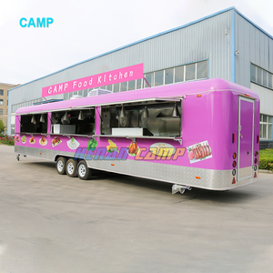 शिविर रियायत खाद्य ट्रेलर पूरी तरह से सुसज्जित खाद्य ट्रक फूड की दुकान हवा धारा ट्रेलर मोबाइल रेस्तरां - Product Image 5