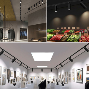 ไฟติดตาม LED อลูมิเนียมติดเพดาน10W 20W 30W สำหรับร้านอาหารสำนักงานติดตั้งง่าย - Product Image 4