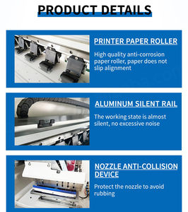 เครื่องพิมพ์แบบถ่ายโอนความร้อนพร้อมเครื่องเขย่าผง Lmpresora ขนาด 60 ซม. หัวพิมพ์ 2/4 Eps สำหรับพิมพ์เสื้อผ้าขนาด A3 - Product Image 2