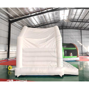Château gonflable commercial en PVC blanc pour mariages et fêtes, idéal pour les tout-petits - Product Image 5