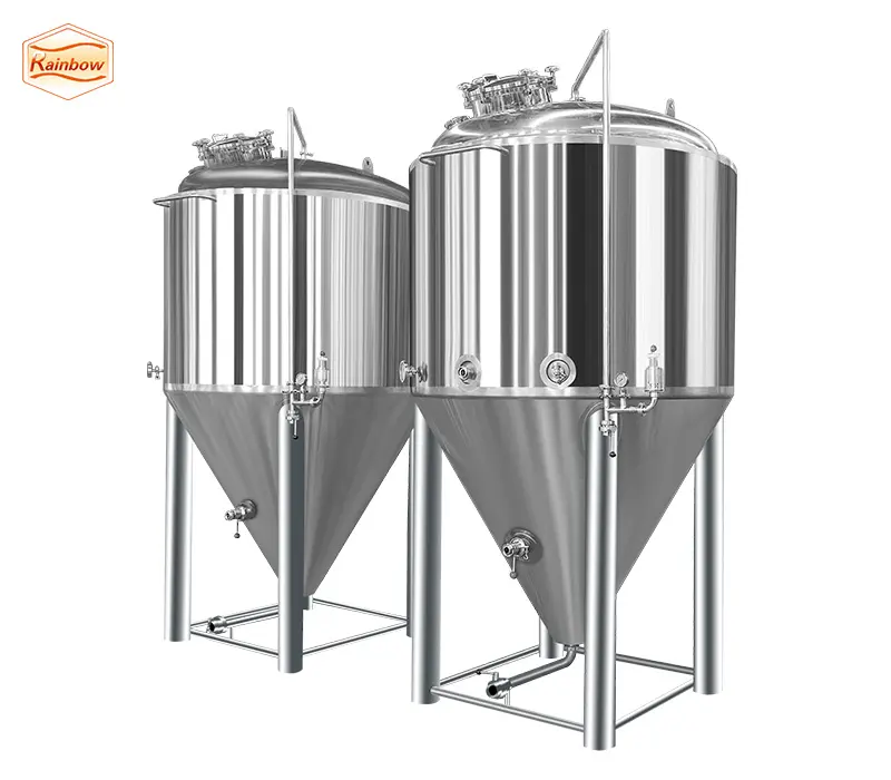 Sistema de elaboración de cerveza totalmente automatizado de alta calidad, tanques de fermentación de cerveza de 1000L, tanques de elaboración de cerveza