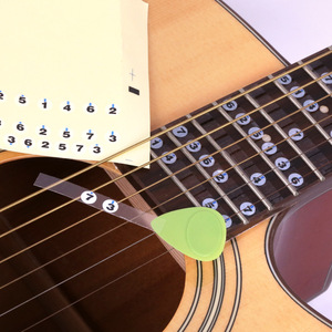 Autocollants pour touche de guitare, étiquettes de notes en plastique, aide à l'apprentissage de la guitare électrique, accessoires pour touche de guitare - Product Image 2