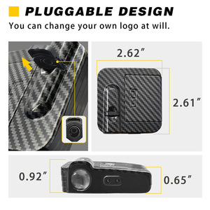 Projecteur d'ombres fantômes sans fil pour porte de voiture Lampe de bienvenue pour porte de voiture Lumière de <span class=keywords><strong>logo</strong></span> LED pour toutes les voitures - Product Image 5