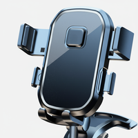 Support de téléphone de voiture à clip automatique universel 360°, directement de l'usine °   Support de téléphone portable rotatif pour grille d'aération de voiture 4,7-7,2 pouces