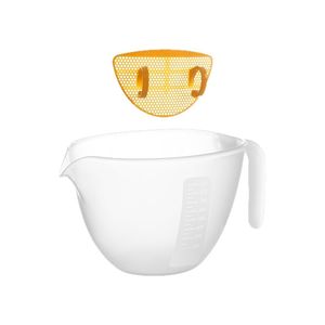 FaSoLa Home Baking Filter Measuring Cup With Built In Filter Plate Double Sided Gradients For Egg Blending - Product Image 3