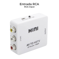 Convertidor OEM de AV a HDMI, Escalador Analógico a HDMI, Compatible con 3D, 16:9, Directo de Fábrica para Distribuidores/Revendedores