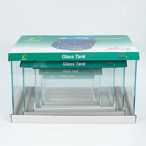 Relaxlines Installation facile Réservoirs d'<span class=keywords><strong>aquarium</strong></span> Épaisseur de 6mm Multiple Verre Portable 5 en 1 Fish Tank Set - Product Image 1