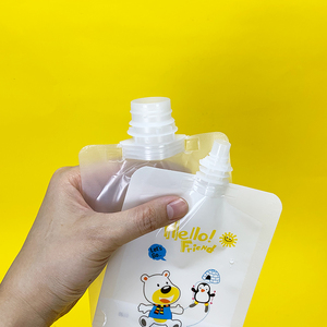 Rõ Ràng Nhựa Trong Suốt Đứng Lên Bao Bì Mềm Uống Túi Với Vòi - Product Image 6