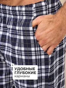 Manufacturers Wholesale Custom Logo <strong>Pyjamas</strong> <strong>Men</strong> Pajamas Shorts Sleeve Pajama Suit Plaid Cardigan Plaid <strong>Trousers</strong> Home Suit 2 Sets - Product Image 4