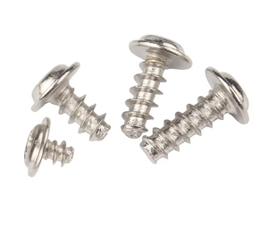 Vis de fixation pour ordinateur en acier au carbone pur, métrique, autotaraudeuse, à tête plate nickelée, classe 4.8, M1.7, M2, M2.3, M2.6, M3, M4, JIS - Product Image 1