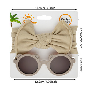 Niedliche Kinder-Sonnenbrille <span class=keywords><strong>CROESUS</strong></span> 3621CC2 UV400 Vollrand-Sonnenbrille mit Cartoon-Design Nylon-Stirnband und % UV-Schutz - Product Image 3