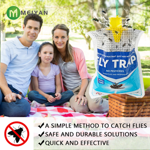 Perangkap Lalat yang Dapat Digunakan Kembali, Perangkap Lalat Luar Ruangan, Perangkap Lebah, Lalat, dan Tawon dari Plastik untuk Taman - Product Image 1