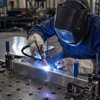 Service professionnel de fabrication sur mesure de tôles en aluminium, soudage TIG MIG, découpe laser, pliage CNC, OEM