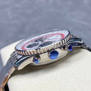 Montre chronographe d'aviation pour homme de luxe et de haute qualité avec mouvement mécanique multicolore et multifonctionnel - Product Image 5