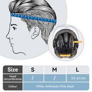 Thiết kế mới 4 lỗ thông hơi điện Scooter Mũ bảo hiểm với Visor trượt băng xe đạp Mũ bảo hiểm người lớn đi xe đạp nửa Visor cho mũ bảo hiểm - Product Image 5