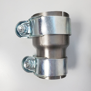 Collier de serrage réducteur de tuyau d'échappement automobile galvanisé de haute qualité, connecteur de manchon de silencieux à diamètre variable, collier de serrage d'échappement robuste - Product Image 2