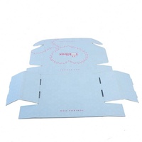 Boîte d'expédition en carton ondulé recyclable, pliable, écologique, personnalisée pour chaussettes avec logo