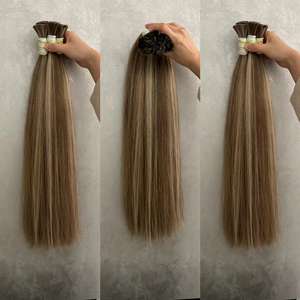 Capelli brasiliani Cabelo Humano pianoforte colore megahair cabello naturale extencione com cor diferente suave e macio cuticola 100% umano - Product Image 3