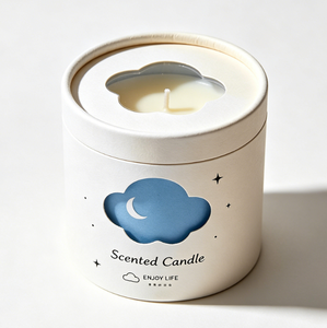 Custom Eco Friendly Kraft Paper Tube Cylinder Packaging for Scented Candles and Aromatherapy - Product Image 2