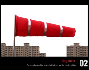 Girouette multifonctionnelle Windsock Windsock Rain Proof Nylon Fluorescent Reflective Tape Stainless Steel <span class=keywords><strong>Marine</strong></span> Supplies - Product Image 6