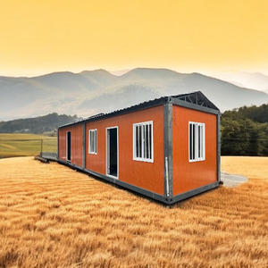 Maison Portable 2 étages avec verre pas cher Villa 2 chambres petite cabine en verre en béton bois dormir grèce Portable maison - Product Image 6