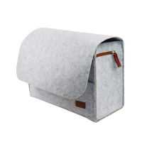Organisateur de repose-bras de canapé pliable en feutre, rangement pour télécommande
