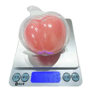 Gomitas Masticables Halal 3D para <span class=keywords><strong>Plus</strong></span> Sin Azúcar, con Sabor a Frutas, en Forma de Melocotón y Mango, Caramelos Pelables con Jugo de Fruta Real - Product Image 1