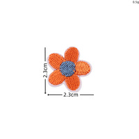 Patchs brodés thermocollants miniatures à motifs de voitures de dessins animés, fleurs, bonbons et gâteaux pour vêtements, sacs, chapeaux, porte-clés et projets de bricolage