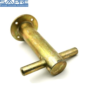 Douille de fixation moderne en acier galvanisé durable avec <span class=keywords><strong>plaque</strong></span> murale - Product Image 1