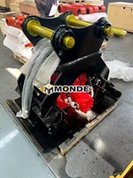 Compacteur de sol hydraulique vibrant professionnel pour excavatrice