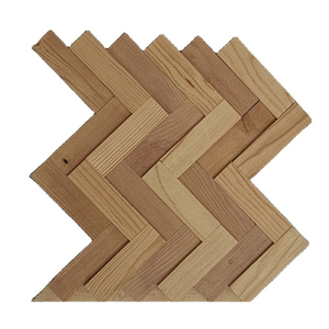 Cổ Điển Gỗ Màu Chevron Shape Wall Panel Tái Chế Gỗ Tính Năng Tường Ốp 3d Oak Wall Panels - Product Image 2