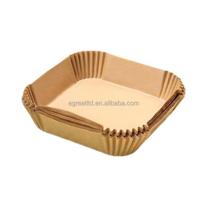Venta Directa de Fábrica, Revestimientos de Papel Desechables para Alimentos, Antiadherentes, Aptos para Freidoras de Aire, con Logotipo Personalizado en Stock - Product Image 1