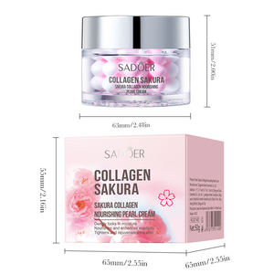 Crème pour le visage au collagène Sakura SADOER, marque privée, soin hydratant nourrissant en profondeur pour une peau éclatante - Product Image 5