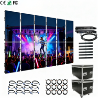 Pantalla LED de Alquiler para Escenarios P2.6 P2.97 P3.91 500x500mm, Fondo de Escenario, Pantalla LED para Interiores y Exteriores, Video Wall para Eventos