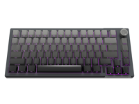 Clavier de jeu mécanique tri-mode, rétroéclairage RGB, 79 touches, sans fil, touches PBT, USB 2.4G + multimédia multifonctionnel pour
