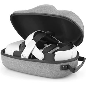Estuche de transporte portátil de EVA duro, bolsa de almacenamiento protectora para viajes al aire libre para <span class=keywords><strong>Oculus</strong></span> <span class=keywords><strong>Quest</strong></span> <span class=keywords><strong>2</strong></span> <span class=keywords><strong>Meta</strong></span> <span class=keywords><strong>Quest</strong></span> <span class=keywords><strong>2</strong></span> - Product Image 1