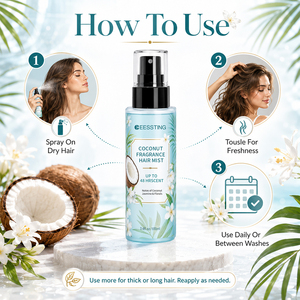 Spray Parfumé pour Cheveux en Gros – Brume Capillaire Quotidienne Rafraîchissante Longue Durée Parfum Noix de Coco pour l'Été et la Plage - Product Image 5