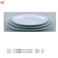 Service de vaisselle nordique en mélamine de haute qualité - Assiettes à compartiments bicolores 10, 12 et 14 pouces, écologiques et élégantes, en plastique, pour l'école