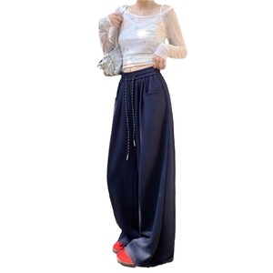 <span class=keywords><strong>Pantaloni</strong></span> Nay1il tinta unita, vestibilità ampia, di alta qualità, sportivi, lunghi - Product Image 5