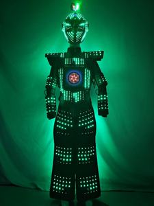 Unisex LED Show costumi luminosi stile Robot set <span class=keywords><strong>di</strong></span> moda spettacolo <span class=keywords><strong>di</strong></span> scena celebrazione <span class=keywords><strong>di</strong></span> <span class=keywords><strong>natale</strong></span> Nightclub DJ Party dance - Product Image 5