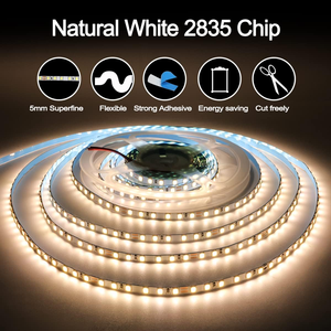 Bande lumineuse LED intelligente SMD2835 5V 12V 24V alimentée par USB, éclairage sous armoire, ruban LED linéaire flexible pour décoration intérieure - Product Image 2