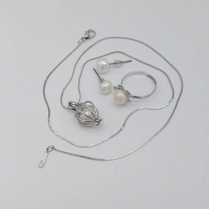 Collar de <span class=keywords><strong>Perlas</strong></span> de Ostra Coloridas de Grado AAA de 6 mm al por Mayor, Juego de <span class=keywords><strong>Perlas</strong></span> Naturales de Agua Dulce Sueltas, Idea de Regalo de Amor, Perla del Amor - Product Image 4