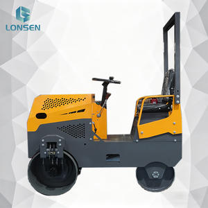 Lonsen LS850 Double Drum Vibratory <b>Roller</b> Hydraulic Drive 30KN Exciting Force Residential Street Paving with Pump & Bearing - Product Image 3