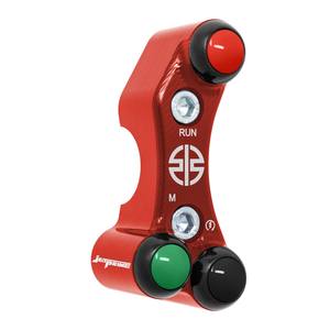 Interruptor de manillar derecho para Kawasaki Ninja H2/R (orificios alineados) (rojo) - Product Image 3