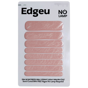 Autocollants magnétiques pour ongles Edgeu, motif vague rose, gel semi-durci, non toxique, sans BPA, végétalien, sans lampe requise - Product Image 3
