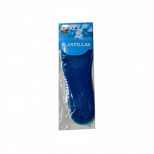 Plantillas Foot Care Blue Silicone Insoles Size 42-43 Men's Shoe Inserts - Product Image 2