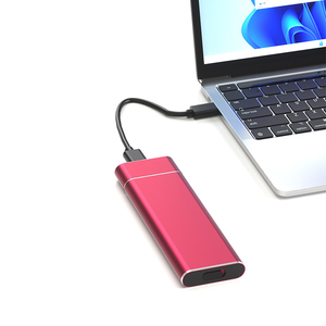 M2 NGFF NVME Mobile SSD/HDD حاوية حمراء من سبائك الألومنيوم واجهة USB3 لأجهزة الكمبيوتر المحمول المكتبية التخزين الخارجي - Product Image 6
