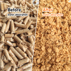 100% tự nhiên trọng lượng nhẹ siêu môi trường không vón cục số lượng lớn gỗ thông mèo xả rác 10kg Cát bán buôn mèo viên - Product Image 4